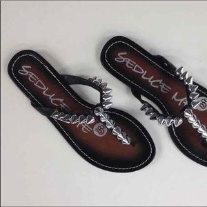 Seduce Me spike sandals.